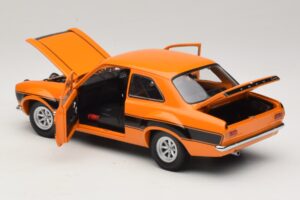 Ford Escort Mk1 RS1600 AVO Orange Mit Schwarzen Streifen Minichamps 1:18 100688104 Druckguss — Bild 5 von 8