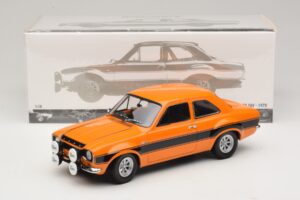 Ford Escort Mk1 RS1600 AVO Orange Mit Schwarzen Streifen Minichamps 1:18 100688104 Druckguss — Bild 8 von 8
