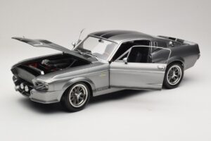 Ford Mustang Shelby GT500 Eleanor Grau Metallic & Schwarz KK-Scale 1:12 KKDC120171 Druckguss — Bild 2 von 8