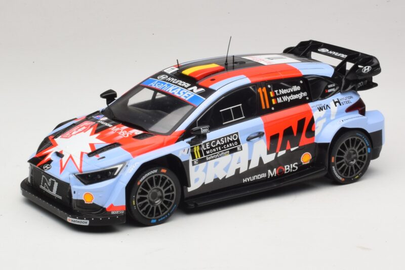 Hyundai i20 N Rally1 #11 T. Neuville / M. Wydaeghe Rally Monte Carlo 2026 IXO 1:18 18RMC270B Druckguss