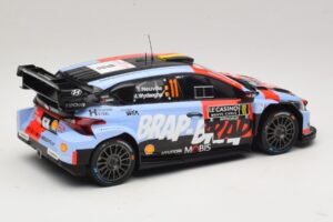Hyundai i20 N Rally1 #11 T. Neuville / M. Wydaeghe Rally Monte Carlo 2026 IXO 1:18 18RMC270B Druckguss — Bild 2 von 6