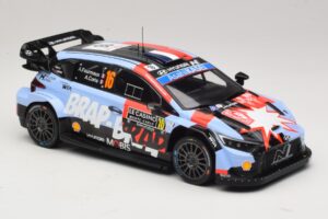 Hyundai i20 N Rally1 #16 A. Fourmaux / A. Coria Rally Monte Carlo 2026 IXO 1:18 18RMC270A Druckguss — Bild 4 von 6