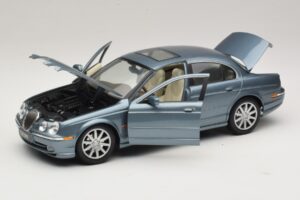 Jaguar S-Type X200 Blau Maisto 1:18 31865 Druckguss — Bild 2 von 8