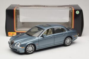Jaguar S-Type X200 Blau Maisto 1:18 31865 Druckguss — Bild 8 von 8