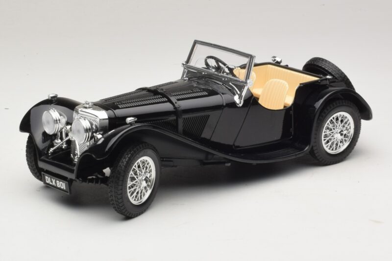 Jaguar SS100 Roadster Schwarz Bburago 1:18 3006-M3 Druckguss