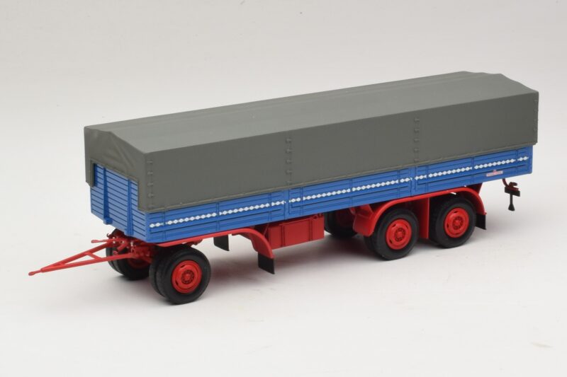 Kassbohrer 3-Achs Blau Schwarz Minichamps 1:43 439161090 Druckguss