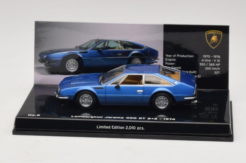 Lamborghini Jarama 400 GTS Blau Minichamps 1:43 436103400 Druckguss
