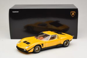Lamborghini Miura SVR Gelb & Schwarz Kyosho 1:18 08319GY Druckguss — Bild 8 von 8