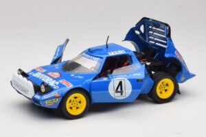Lancia Stratos HF #4 B. Darniche / A. Mahe Rally Monte Carlo 1979 Solido 1:18 9019 Druckguss — Bild 2 von 8