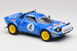 Lancia Stratos HF #4 B. Darniche / A. Mahe Rally Monte Carlo 1979 Solido 1:18 9019 Druckguss — Bild 6 von 8