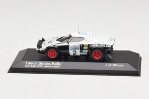 Lancia Stratos Rally #2 M. Alen / I. Kivimaki RAC Rally 1979 Minichamps 1:43 Lancia Stratos Rally #2 M. Alen / I. Kivimaki RAC Rally 1979 Minichamps 1:43 430791202 Druckguss