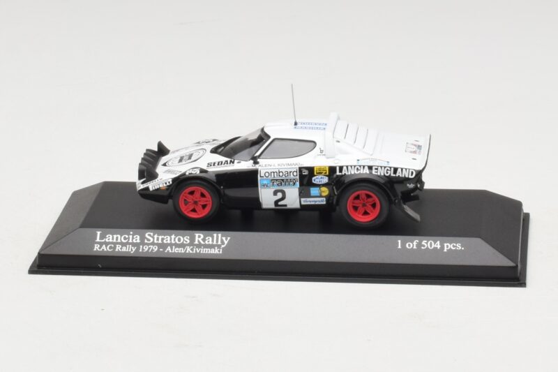 Lancia Stratos Rally #2 M. Alen / I. Kivimaki RAC Rally 1979 Minichamps 1:43 430791202 Druckguss