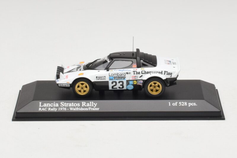 Lancia Stratos Rally #23 Walfridson / Frazer RAC Rally 1976 Minichamps 1:43 430761223 Druckguss