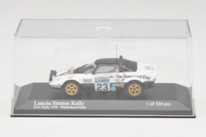 Lancia Stratos Rally #23 Walfridson / Frazer RAC Rally 1976 Minichamps 1:43 430761223 Druckguss — Bild 4 von 5
