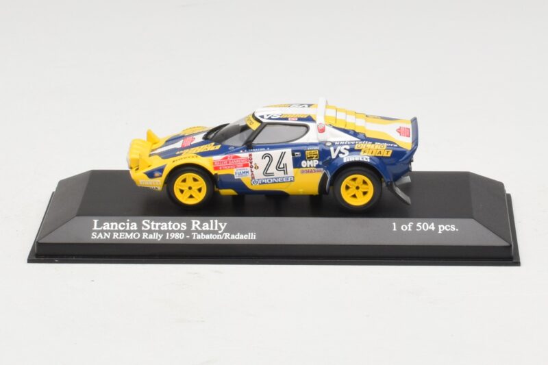 Lancia Stratos Rally #24 F. Tabaton / Radaelli San Remo Rally 1980 Minichamps 1:43 430801224 Druckguss