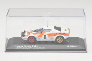 Lancia Stratos Rally #8 Livieratos / Manolis Acropolis Rally 1978 Minichamps 1:43 430781208 Druckguss — Bild 4 von 5