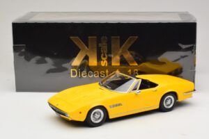 Maserati Ghibli Spyder Gelb KK-Scale 1:18 KKDC181303 Druckguss — Bild 7 von 7