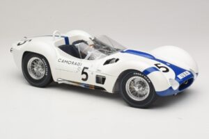 Maserati Tipo 61 #5 Camoradi S. Moss / D. Gurney 1000km Nurburgring Winner 1960 Minichamps 1:12 120601205 Druckguss — Bild 6 von 8