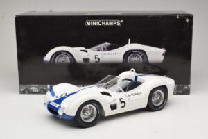 Maserati Tipo 61 #5 Camoradi S. Moss / D. Gurney 1000km Nurburgring Winner 1960 Minichamps 1:12 120601205 Druckguss — Bild 8 von 8