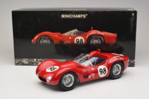 Maserati Tipo 61 #98 C. Shelby Times Mirror GP For Sportscars 1960 Minichamps 1:12 120601298 Druckguss — Bild 8 von 8
