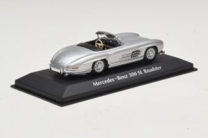 Mercedes 300 SL W198 Roadster Silber Maxichamps 1:43 940039030 Druckguss — Bild 2 von 5
