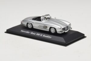 Mercedes 300 SL W198 Roadster Silber Maxichamps 1:43 940039030 Druckguss — Bild 3 von 5