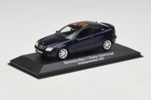 Mercedes C-Class Sportscoupe CL203 Blue Metallic Bundespressball Minichamps 1:43 MB010 Druckguss — Bild 2 von 5