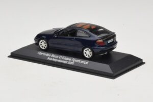 Mercedes C-Class Sportscoupe CL203 Blue Metallic Bundespressball Minichamps 1:43 MB010 Druckguss — Bild 3 von 5