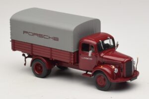 Mercedes L3500 Pritsche Porsche Minichamps 1:43 439350027 Druckguss — Bild 4 von 7