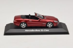 Mercedes SL R230 Rot Metallic Maxichamps 1:43 940037530 Druckguss