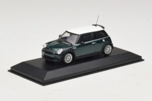 Mini Cooper One R50 Aero Green Mit Weißem Dach Minichamps 1:43 MINI011 Druckguss — Bild 2 von 5