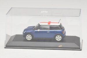 Mini Cooper S R53 Blau Mit Englischer Flagge Minichamps 1:43 MINI012 Diecast — Bild 4 von 5