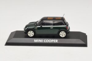 Mini Cooper S R53 Dunkelgrün Mit Schwarzem Dach Minichamps 1:43 MINI023 Druckguss