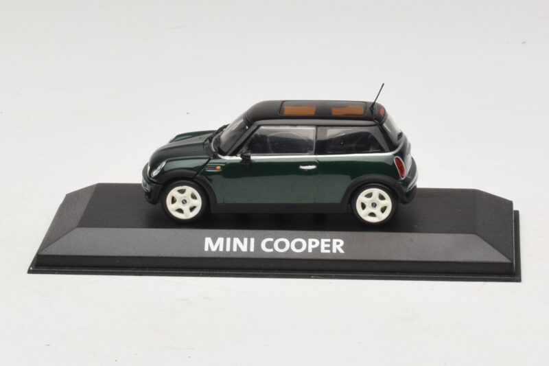 Mini Cooper S R53 Dunkelgrün Mit Schwarzem Dach Minichamps 1:43 MINI023 Druckguss