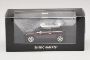Mini Cooper S R53 Dunkelrot Mit Panoramadach Minichamps 1:43 MINI019 Druckguss — Bild 4 von 4