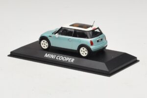 Mini Cooper S R53 Hellblau Metallic Mit Panoramadach Minichamps 1:43 MINI018 Druckguss — Bild 3 von 4