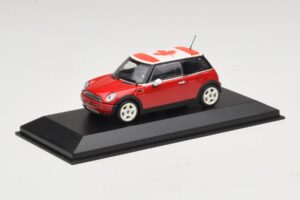 Mini Cooper S R53 Rot Mit Kanadischer Flagge Minichamps 1:43 MINI017 Diecast — Bild 2 von 5