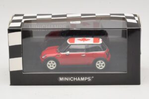 Mini Cooper S R53 Rot Mit Kanadischer Flagge Minichamps 1:43 MINI017 Diecast — Bild 5 von 5