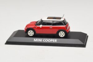 Mini Cooper S R53 Rot Mit Panoramadach Minichamps 1:43 MINI024 Druckguss