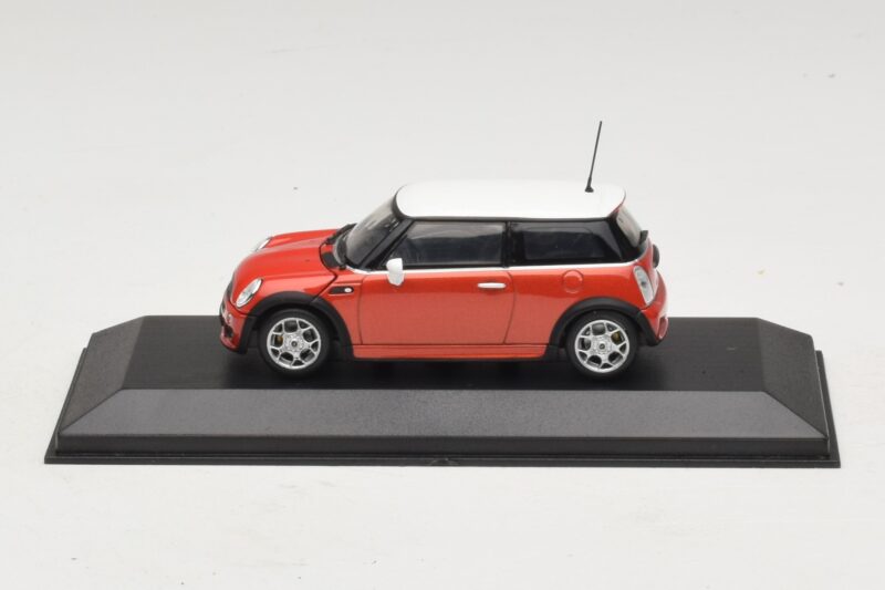 Mini Cooper S R53 Rot Mit Weißem Dach Minichamps 1:43 MINI025 Druckguss