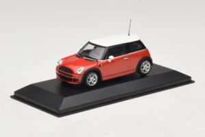 Mini Cooper S R53 Rot Mit Weißem Dach Minichamps 1:43 MINI025 Druckguss — Bild 2 von 5