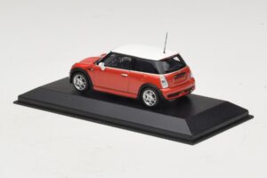 Mini Cooper S R53 Rot Mit Weißem Dach Minichamps 1:43 MINI025 Druckguss — Bild 3 von 5