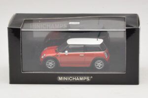 Mini Cooper S R53 Rot Mit Weißem Dach Minichamps 1:43 MINI025 Druckguss — Bild 5 von 5