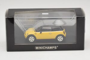 Mini Cooper S R53 Gelb Mit Schwarzem Dach Minichamps 1:43 MINI031 Diecast — Bild 4 von 4