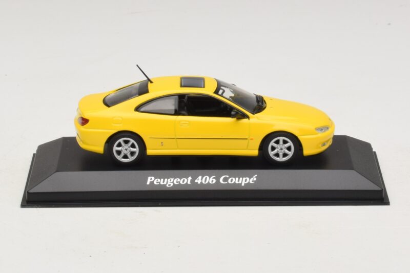 Peugeot 406 Coupé Gelb Maxichamps 1:43 940112621 Druckguss