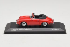 Porsche 356 B Cabriolet Rot Minichamps 1:43 400064331 Druckguss