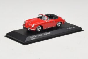 Porsche 356 B Cabriolet Rot Minichamps 1:43 400064331 Druckguss — Bild 2 von 5