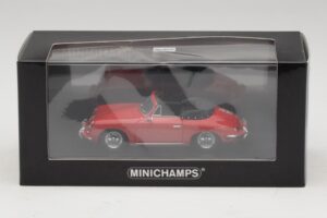 Porsche 356 B Cabriolet Rot Minichamps 1:43 400064331 Druckguss — Bild 5 von 5