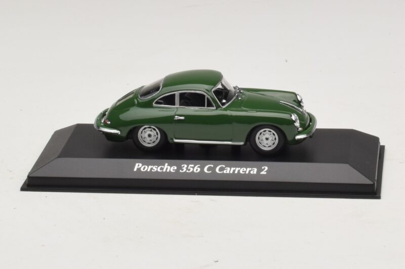 Porsche 356C Carrera 2 Dunkelgrün Maxichamps 1:43 940062360 Druckguss
