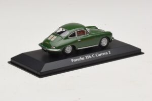 Porsche 356C Carrera 2 Dunkelgrün Maxichamps 1:43 940062360 Druckguss — Bild 2 von 5